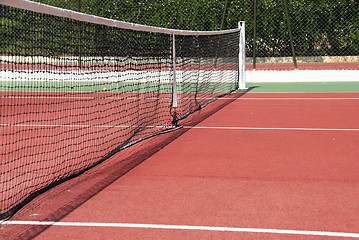 Image showing Tennis court