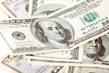 Image showing Abstract Dollars Background