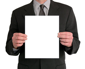 Image showing Businessman Presentation (Blank)