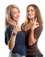 Image showing Two European Women