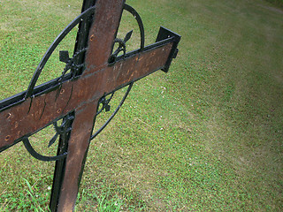 Image showing Rusty Metal Cross