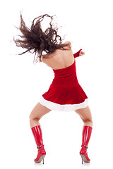 Image showing Santa dances