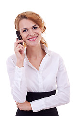 Image showing Business woman on Phone 