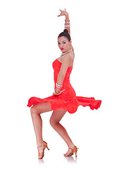 Image showing  dancer in a pirouette move