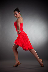 Image showing latino woman dancer posing