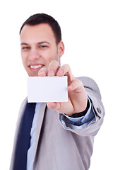 Image showing blank card 