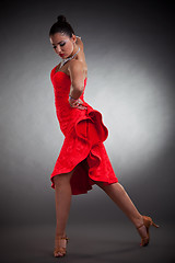 Image showing sensual latino dancer posing