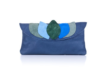 Image showing  fashion blue purse 