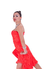 Image showing young attractive woman dancer