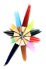 Image showing Close-up pencil.