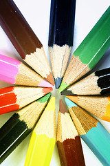 Image showing Close-up pencil.