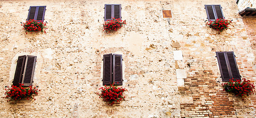 Image showing Windows in Tuscany