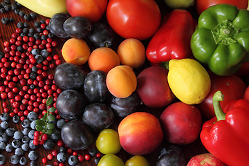 Image showing Fruits and vegetables