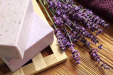 Image showing Lavender spa