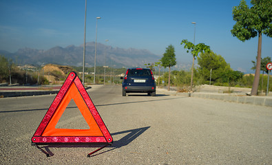 Image showing Orange triangle