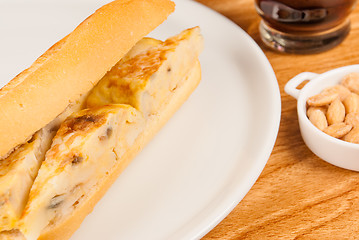 Image showing Tortilla sandwich