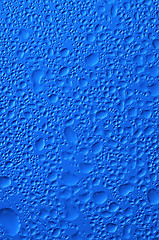 Image showing raindrops on the window after rain