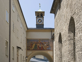 Image showing Salzburg street scenery