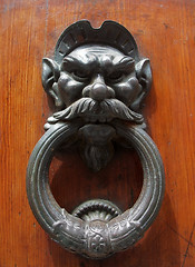 Image showing historic door knocker