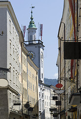 Image showing Salzburg street scenery