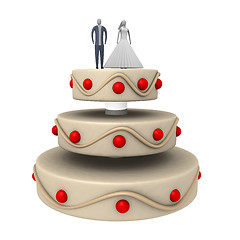 Image showing Wedding Cake