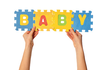 Image showing the word baby