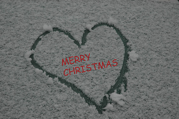 Image showing Merry Christmas heart