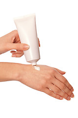 Image showing cosmetic cream for hands