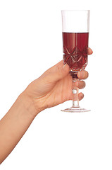 Image showing Champagne glass