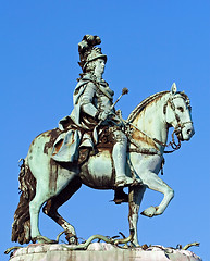 Image showing Knight's statue