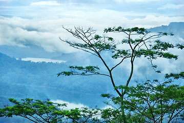 Image showing mountain lakes of Ceylon
