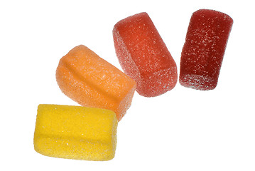 Image showing four jelly candies