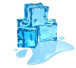 Image showing blue ice