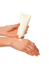 Image showing cosmetic cream for hands