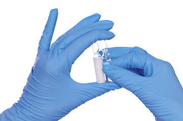 Image showing ampules for making a vaccination