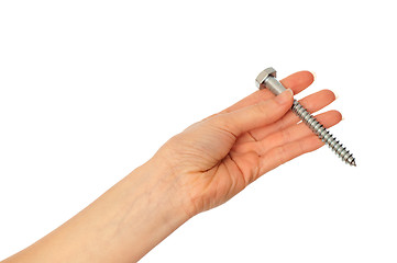 Image showing industrial screw