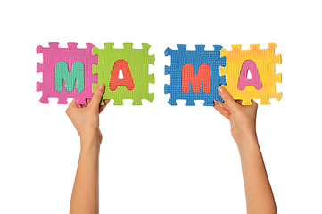 Image showing word mama