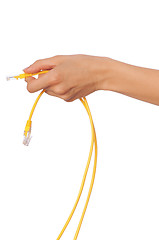 Image showing LAN cords