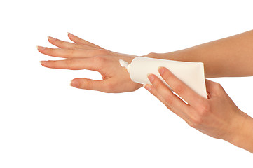 Image showing cosmetic cream for hands