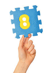 Image showing number eight
