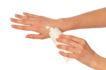 Image showing cosmetic cream for hands