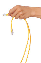 Image showing LAN cords