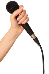 Image showing black microphone