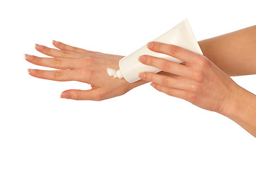 Image showing cosmetic cream for hands