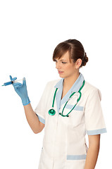 Image showing doctor with syringe