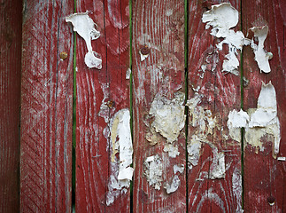 Image showing aged fence