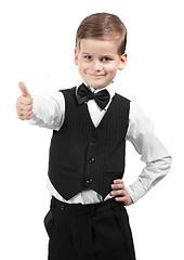 Image showing Boy in a suit