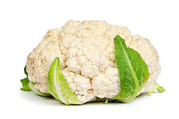 Image showing Cauliflower isolated on white