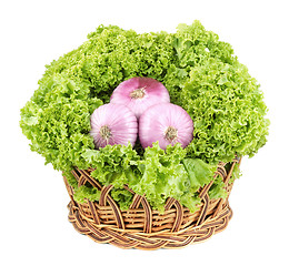 Image showing Fresh onions