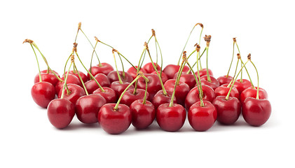 Image showing Red cherries